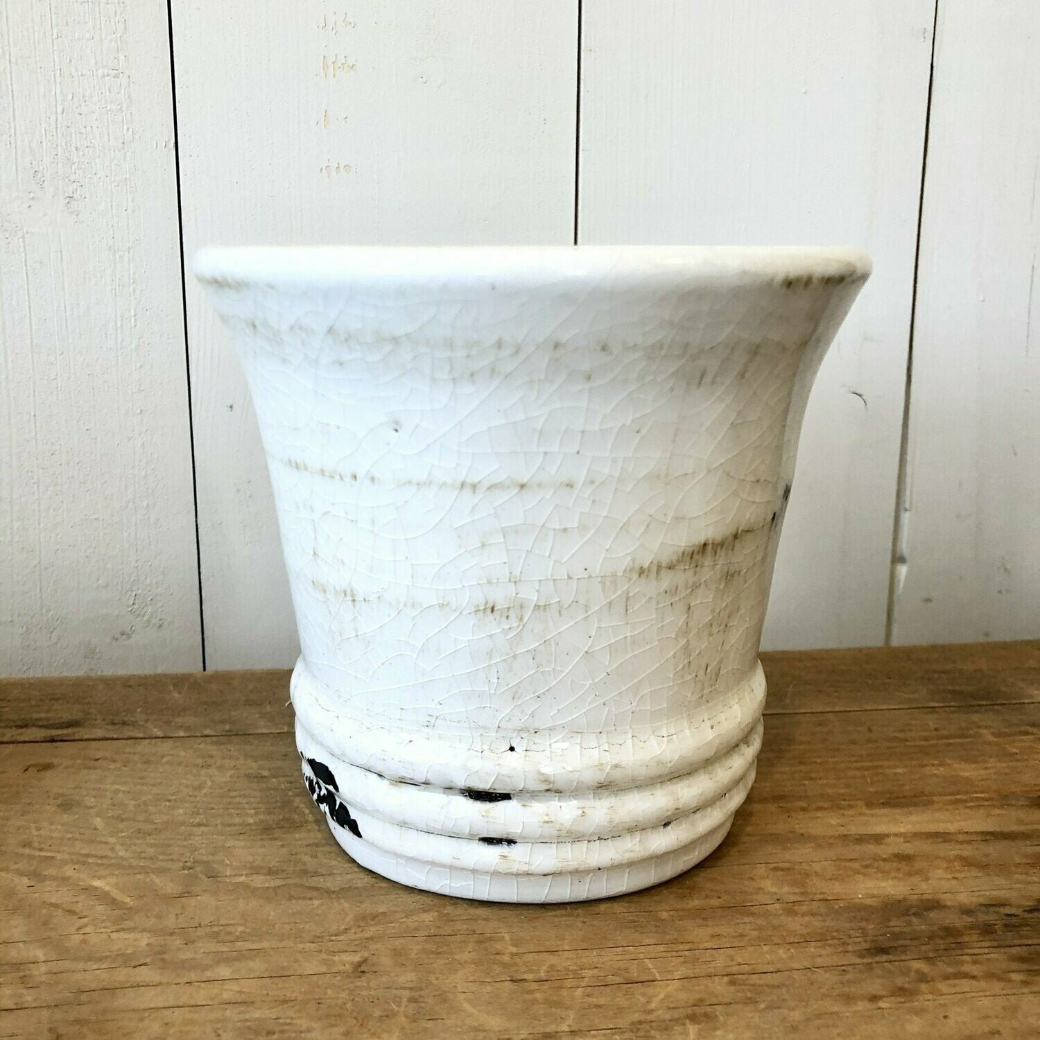 Cream Crackle Pots - Image 2