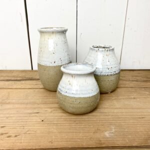 Grey Blue Small Half Gloss Half Matte Bottle Set