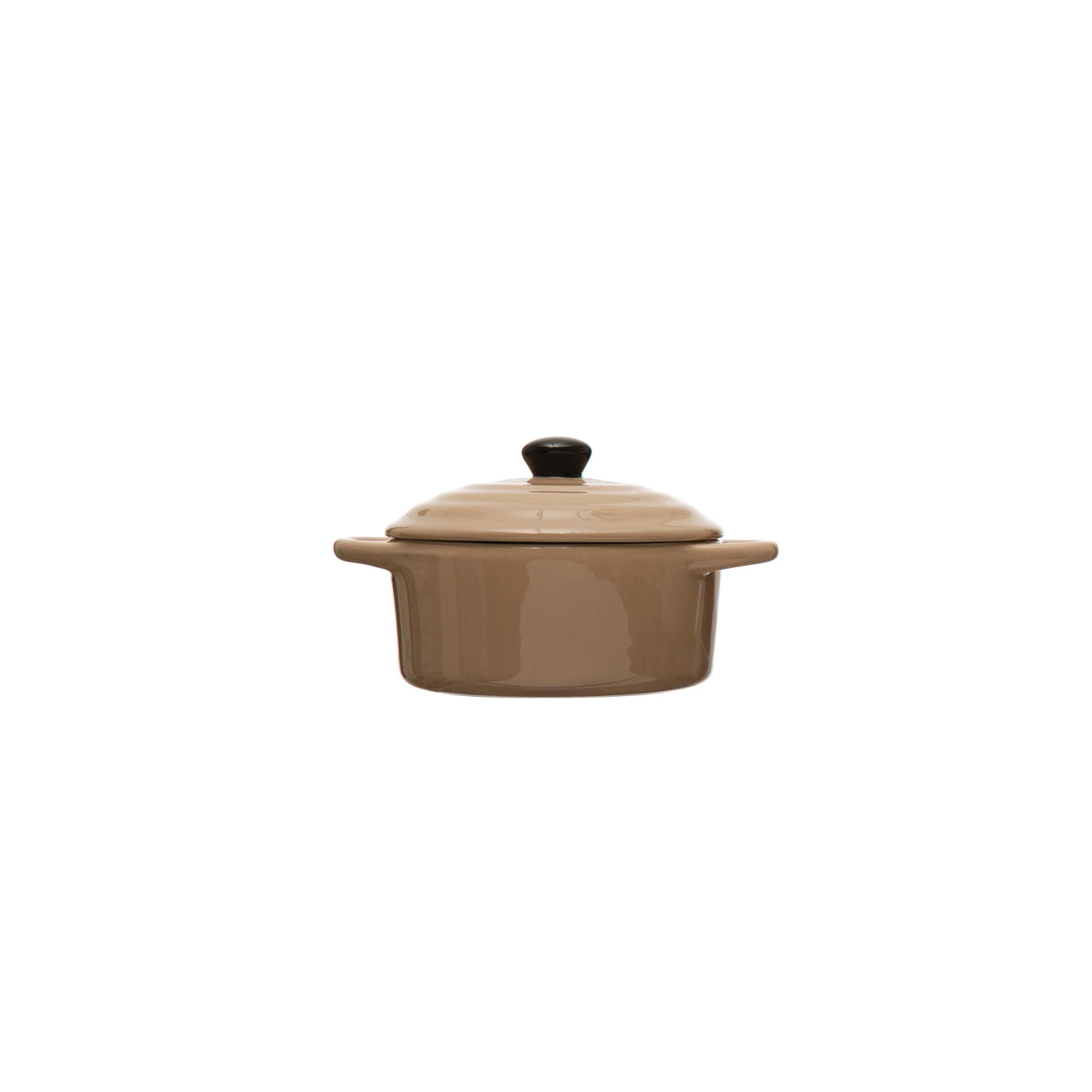 Stoneware Mini Baker w/ Lid - 1 cup, 4 Colors - Image 4