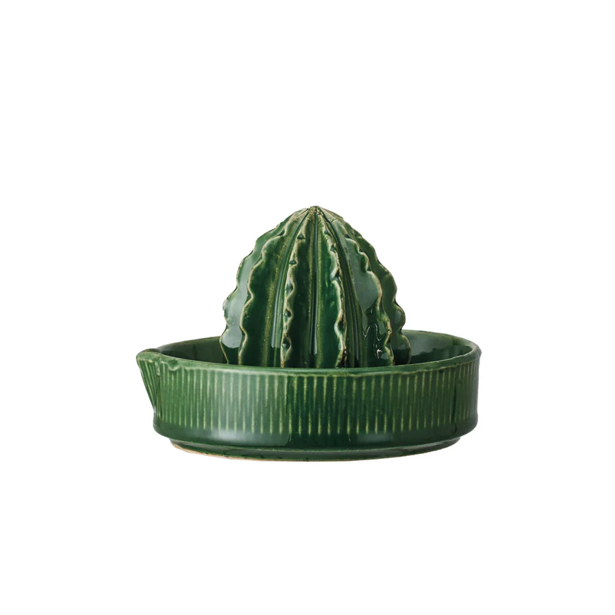 Stoneware Cactus Shaped Juicer - Image 2
