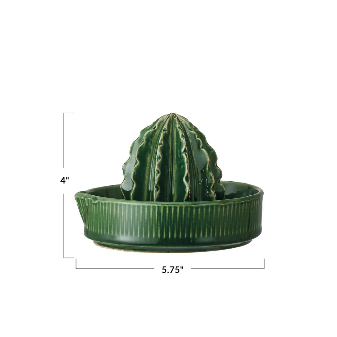 Stoneware Cactus Shaped Juicer - Image 8