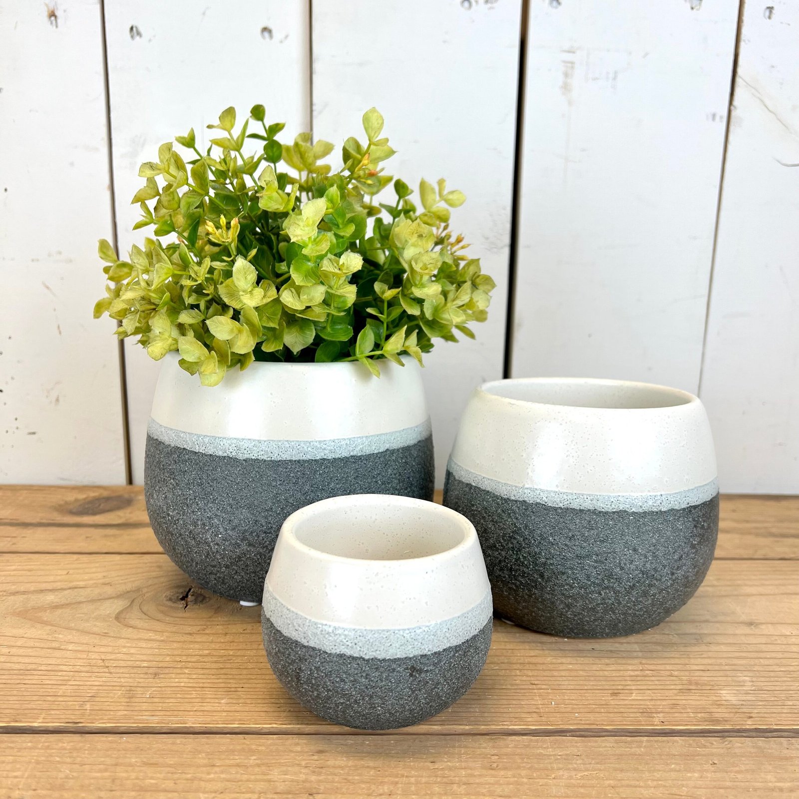 Two-Toned Planter - Set of 3 - Image 2