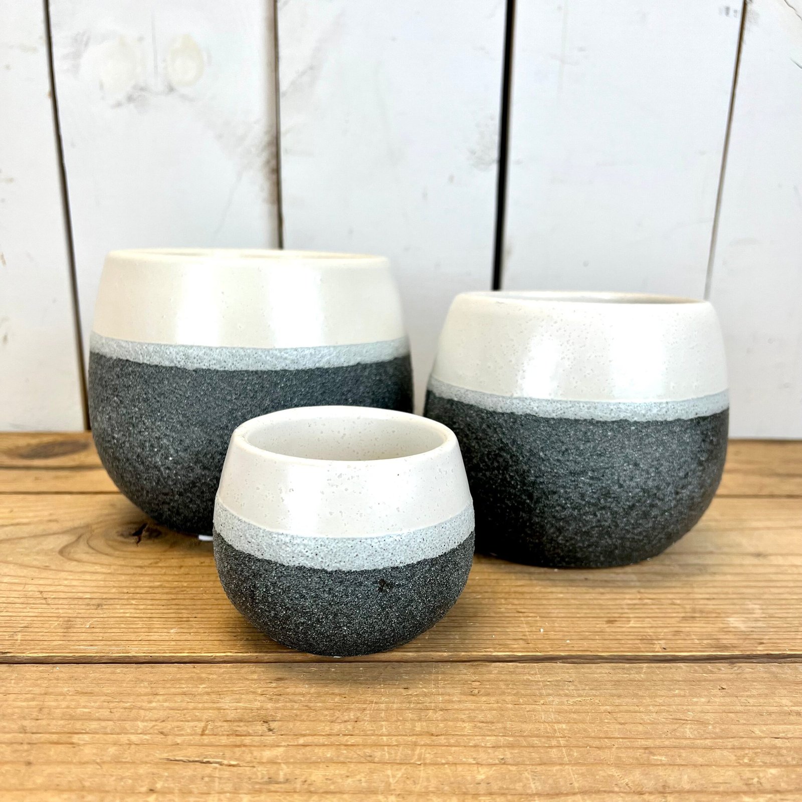 Two-Toned Planter - Set of 3