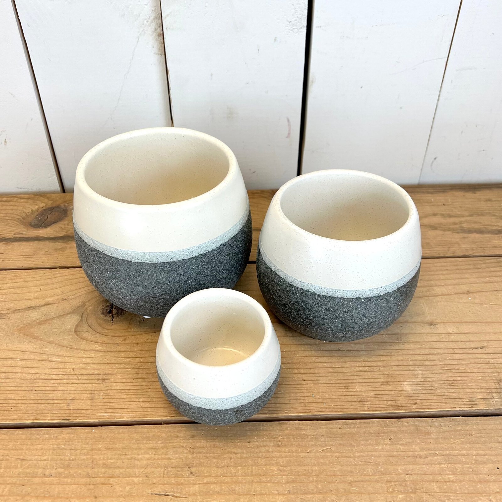 Two-Toned Planter - Set of 3 - Image 4