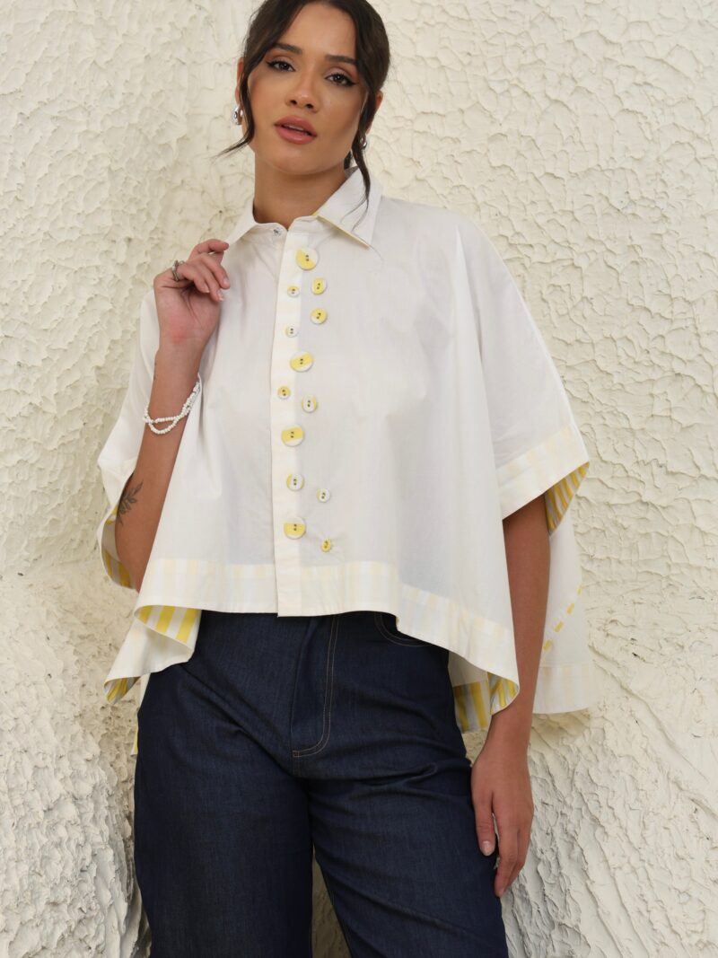 Bianco Cape Shirt