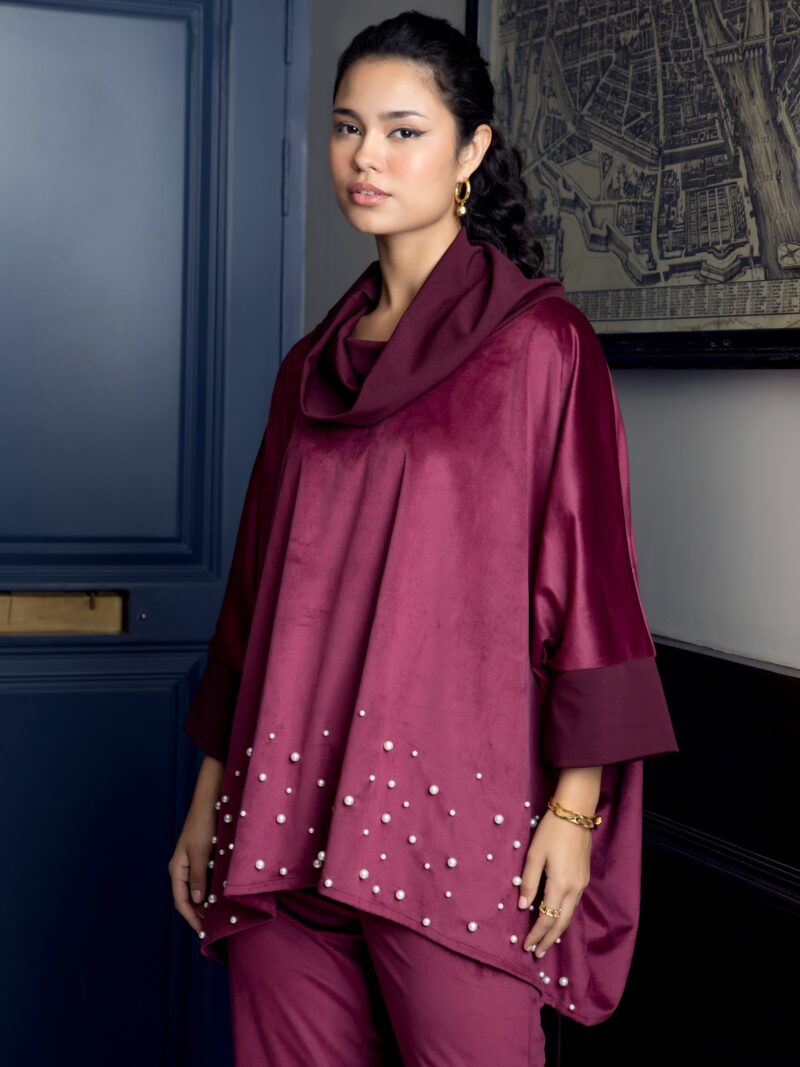 Berlin Co-Ord -  Burgundy