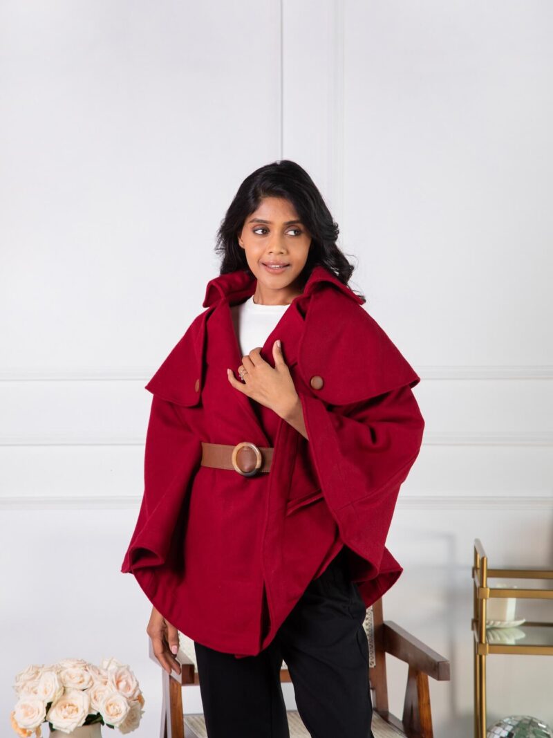 Jaz Cape - Burgundy
