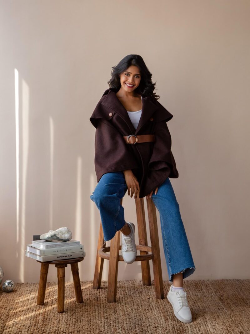 Jaz Cape - Dark Brown