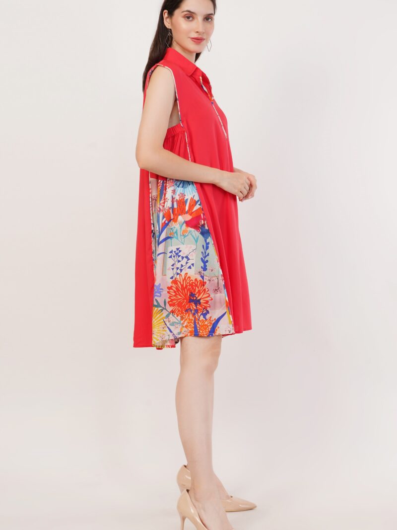 Half & Half A-Line Dress