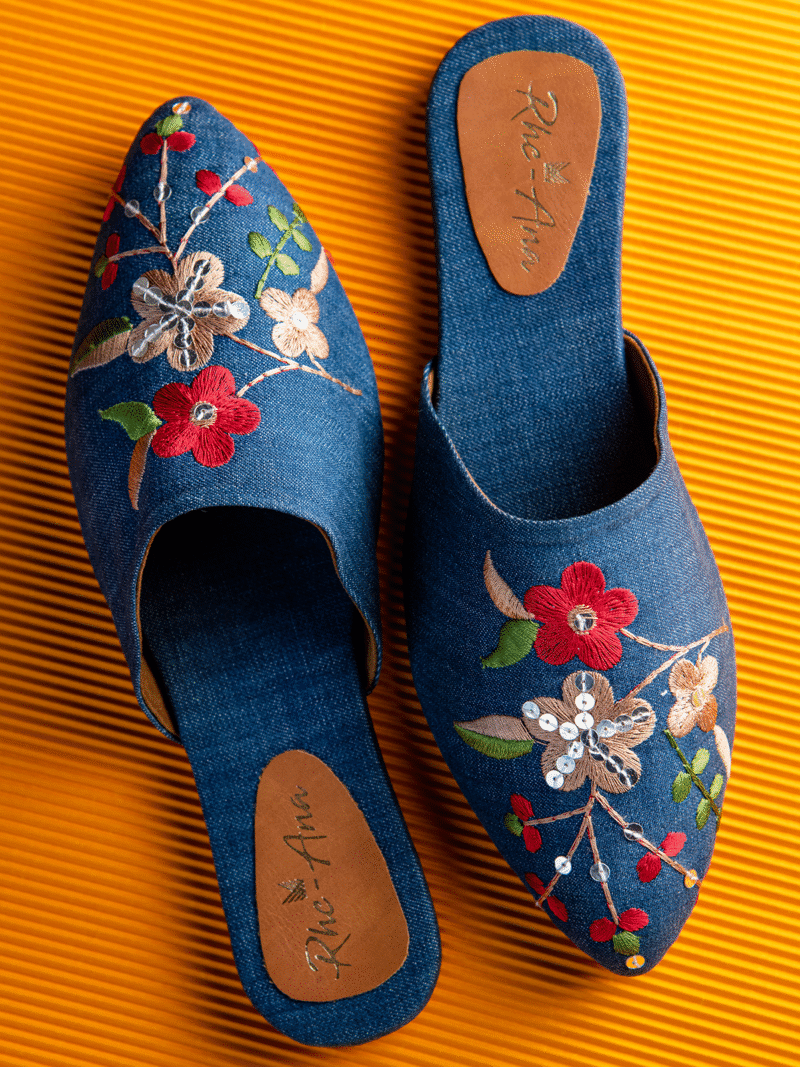 Denim Dreams - Mules