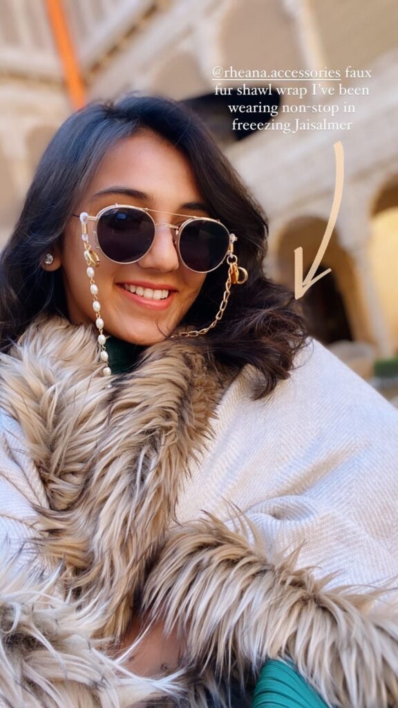 Kim Beige - Fur Stole